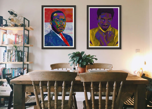 Mamba Forever – Kobe Bryant-Inspired Limited Edition Hand-Embellished Canvas Giclée – Wall Art by Vakseen