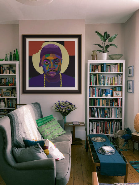 Dilla - J. Dilla inspired portrait art - Limited Edition Art Print