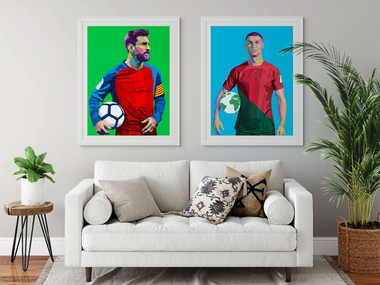 GOAT II – Lionel Messi-Inspired Limited Edition Giclée Art Print – Wall Decor by Vakseen