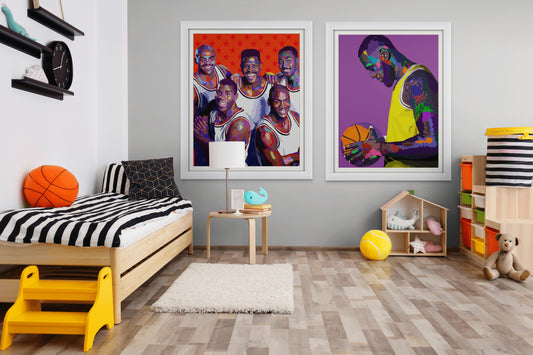 American Dream - USA Dream Team portrait art - Limited Edition Giclee Wall Art Prints & Wall Decor - Vakseen Art