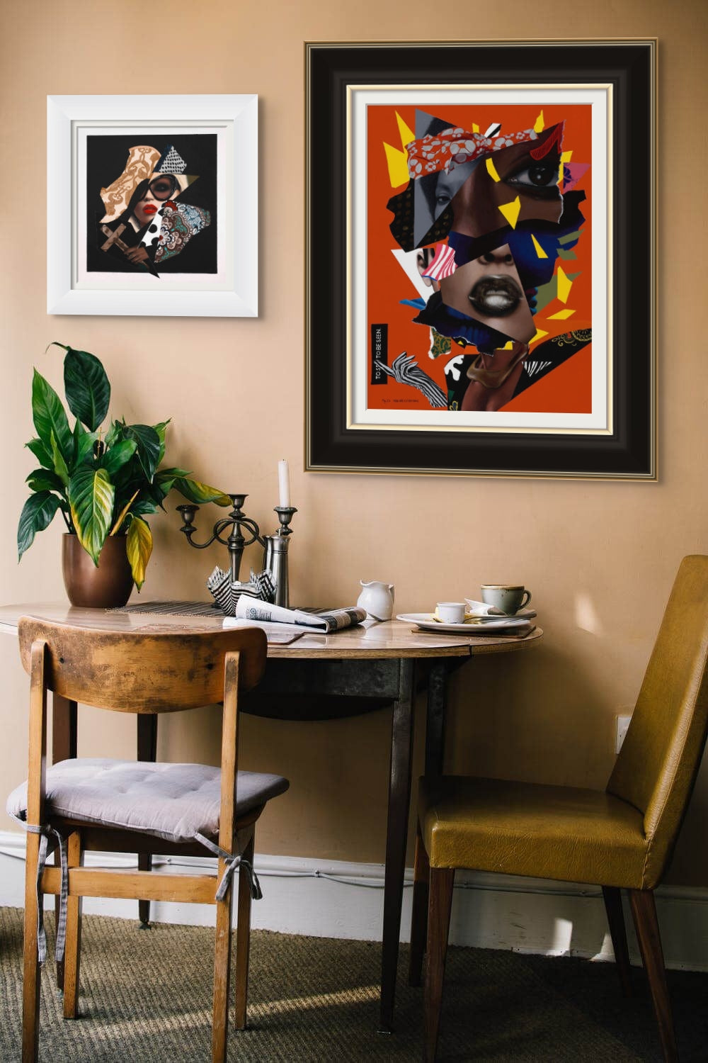 SEEN – Collage Portrait – Vanity Pop Series – Limited Edition Giclée Art Print – Wall Decor by Vakseen
