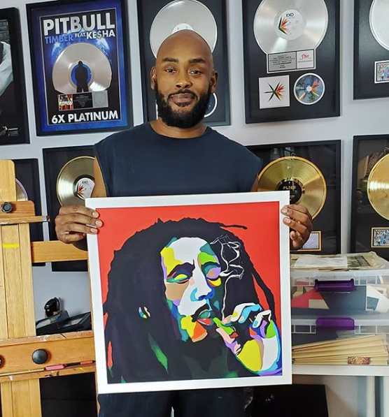 Bob Marley portrait art - Limited Edition Giclee Art Prints & Wall Decor - Vakseen Art