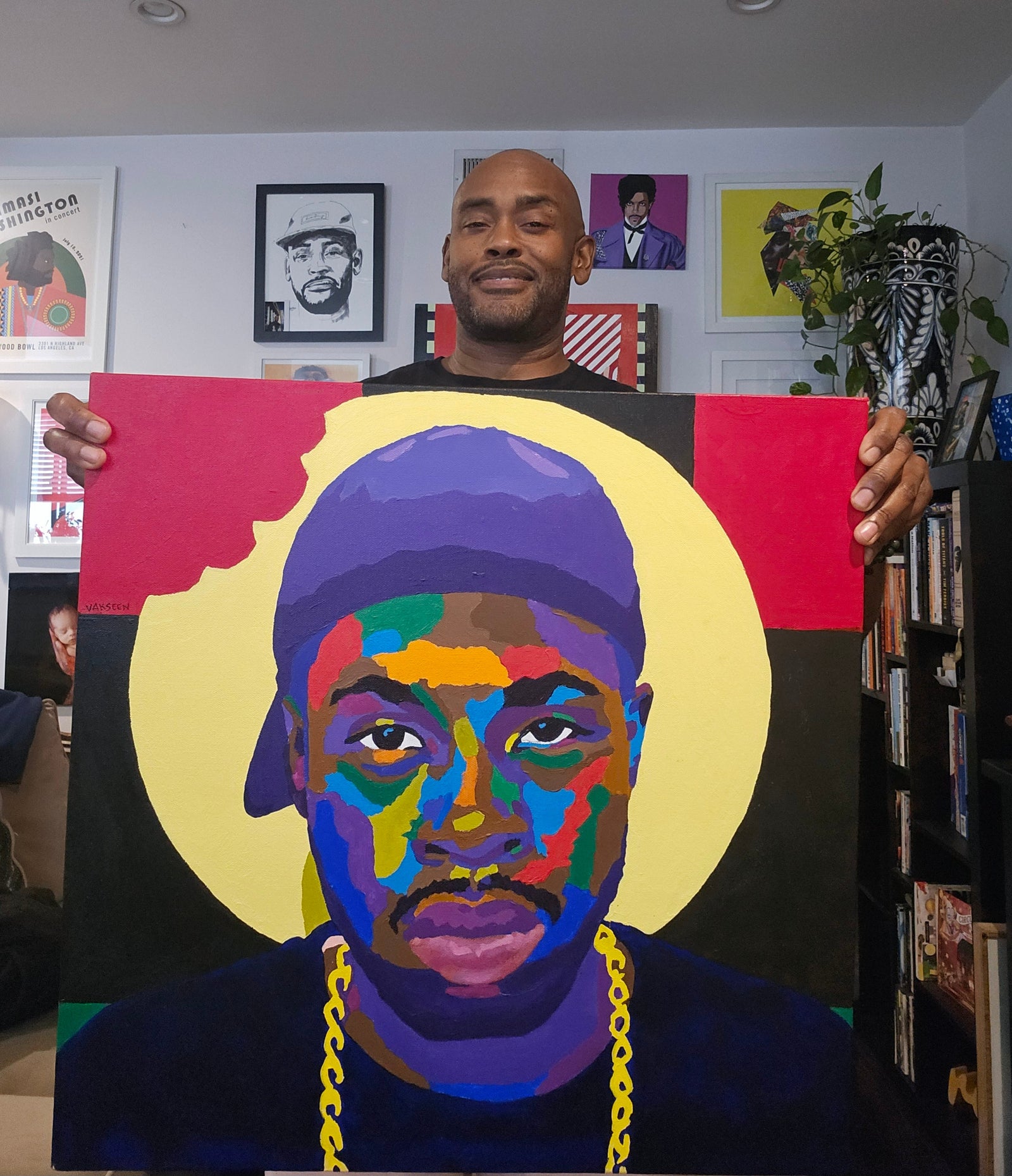 Dilla - J. Dilla portrait Art - Original Acrylic Painting & Wall