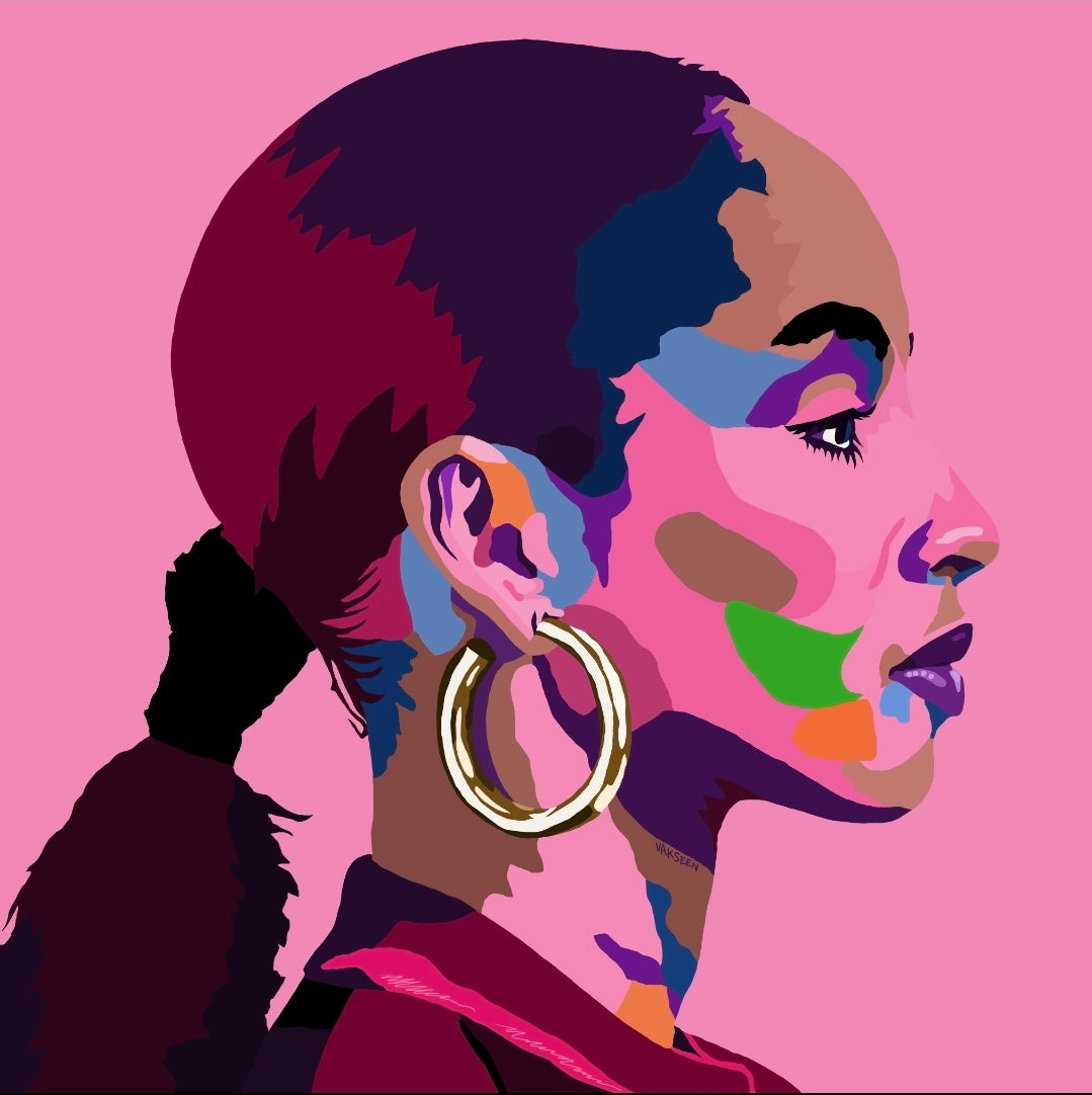 By Your Side, Sade portrait by Vakseen from the Legends Only series