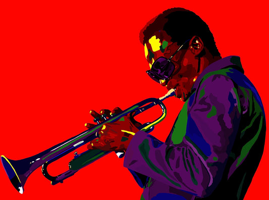 Electric Miles, Miles Davis portrait by Vakseen from the Legends Only series