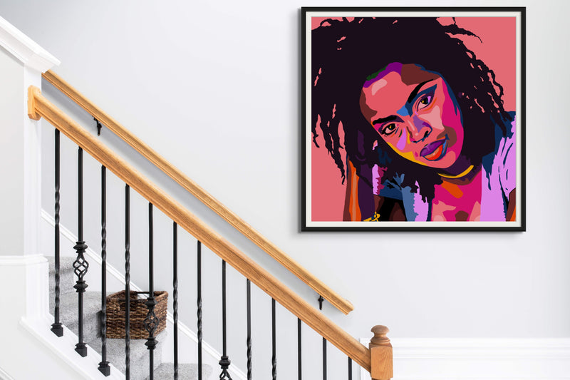 That Thing - Lauryn Hill portrait art - Limited Edition Giclee Print & Wall Decor - Vakseen Art