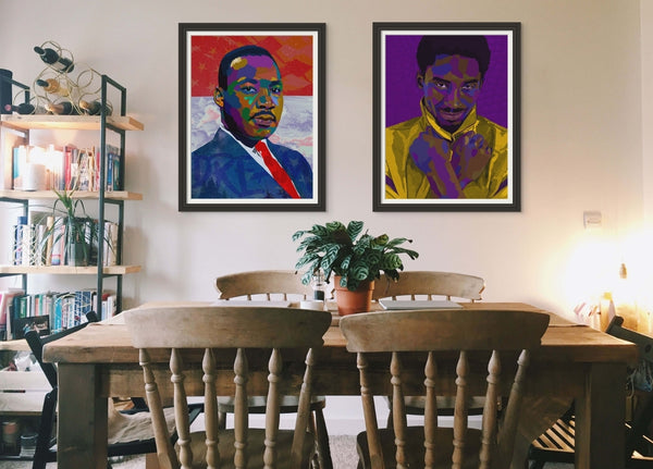 Mamba Forever – Kobe Bryant-Inspired Limited Edition Hand-Embellished Canvas Giclée – Wall Art by Vakseen