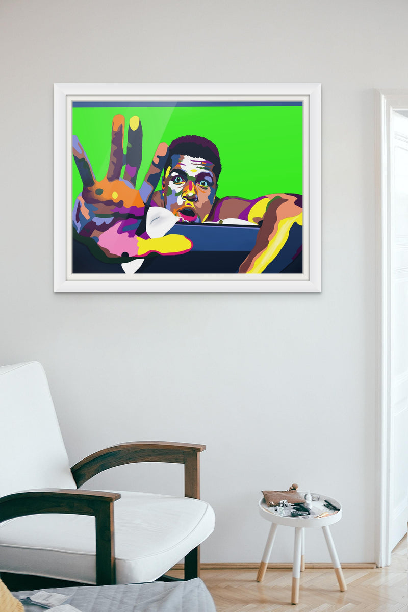 The Greatest - Muhammad Ali portrait art - Limited Edition Giclee Art Prints - Vakseen Art