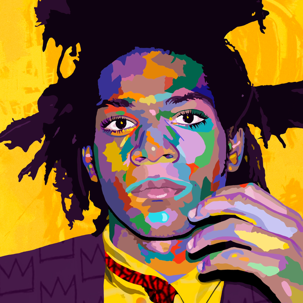 I Am An Artist - Jean-Michel Basquiat Portrait - Limited Edition I Am An Artist - Jean-Michel Basquiat Portrait - Limited Edition