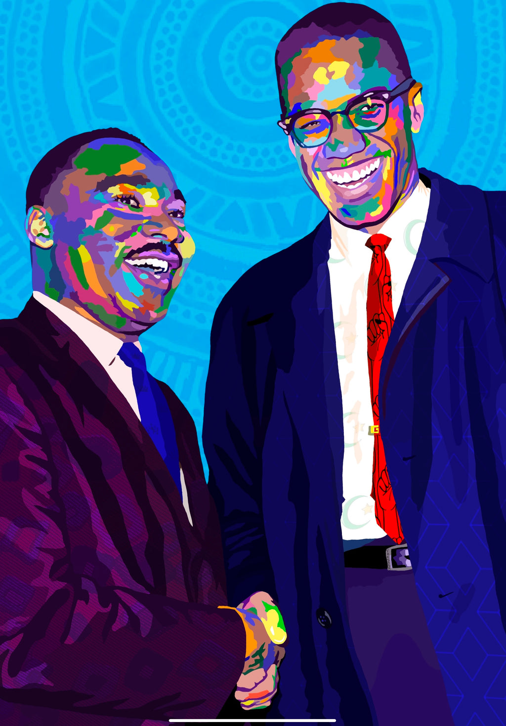 DREAM - Martin Luther King Jr portrait art - Canvas Art Prints - Vakse –  Vakseen Art