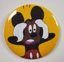 Gee Gosh!!! - Mickey Mouse - FOBP 3" buttons - Custom Pop Art Buttons for Fashion Apparel