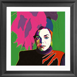 Janet Jackson portrait art - Limited Edition Giclee Print - Vakseen Art