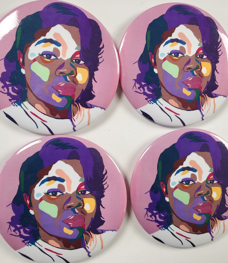 Remember Me - Breonna Taylor 3" buttons - Custom Pop Art Buttons for Fashion Apparel