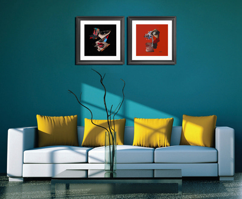 Vakseen Art - Ostrich Dreams - Vanity Pop - Limited Edition Giclee Art Print & Wall Decor