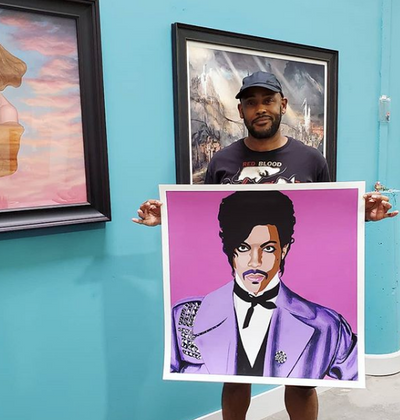 The Purple One - Prince portrait art - Limited Edition