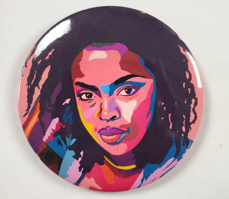 That Thing - Lauryn Hill 3" buttons - Custom Pop Art Buttons for Fashion Apparel