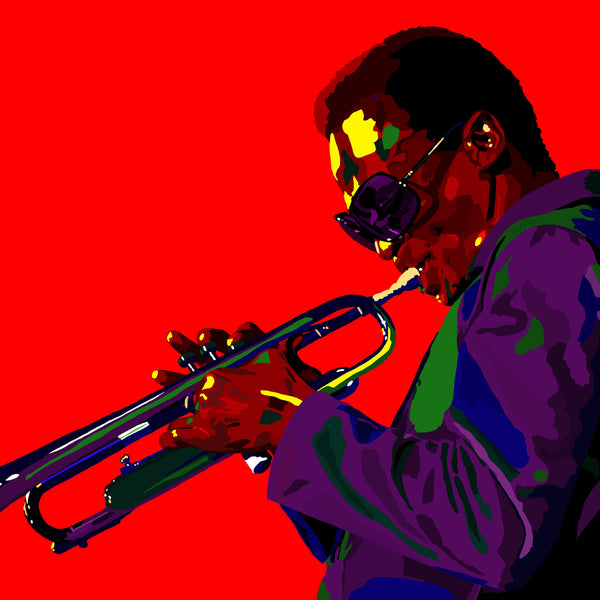 Electric Miles - Miles Davis portrait art - Limited Edition Giclee