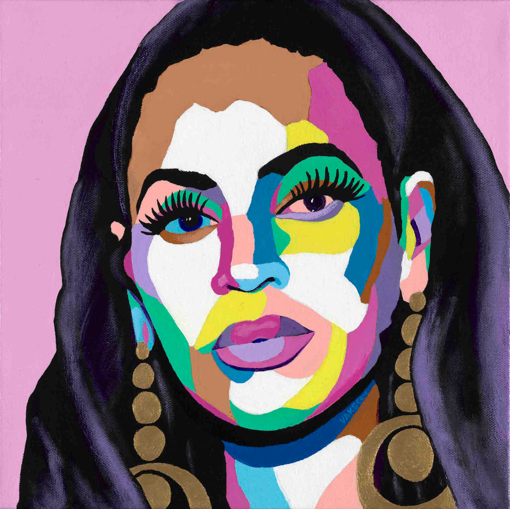 Hail the Queen - Beyonce portrait art - Custom Art Stickers for Laptop –  Vakseen Art