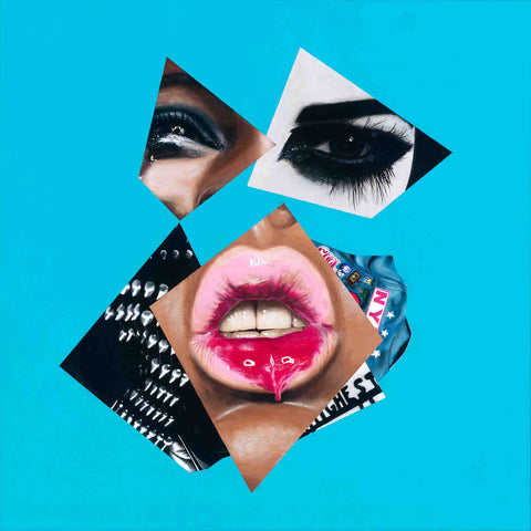 Vakseen Art - Illustrious Ratchet - Vanity Pop - Original 24x24 inch Acrylic Painting & Wall Decor
