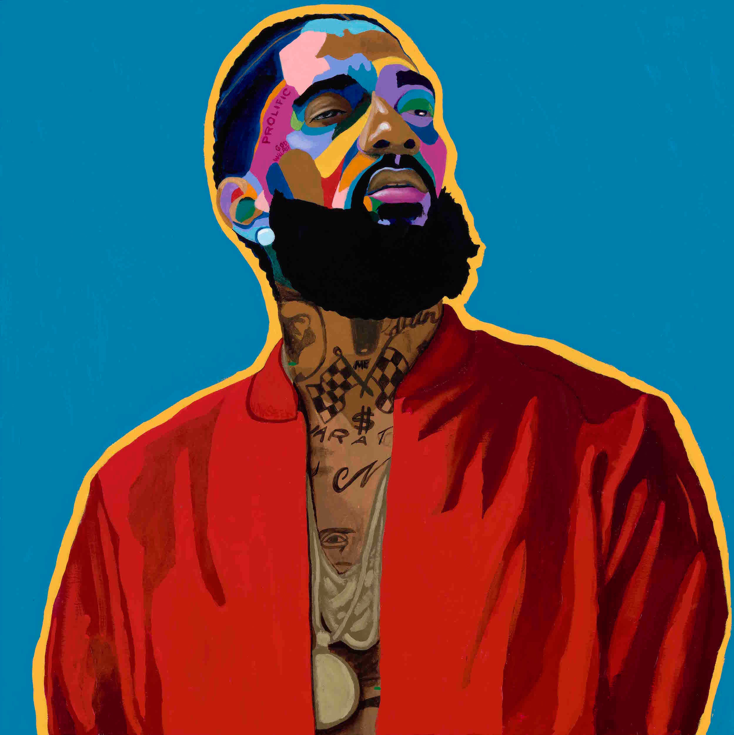 Nothin Like U - Nipsey Hussle portrait art - Limited Edition