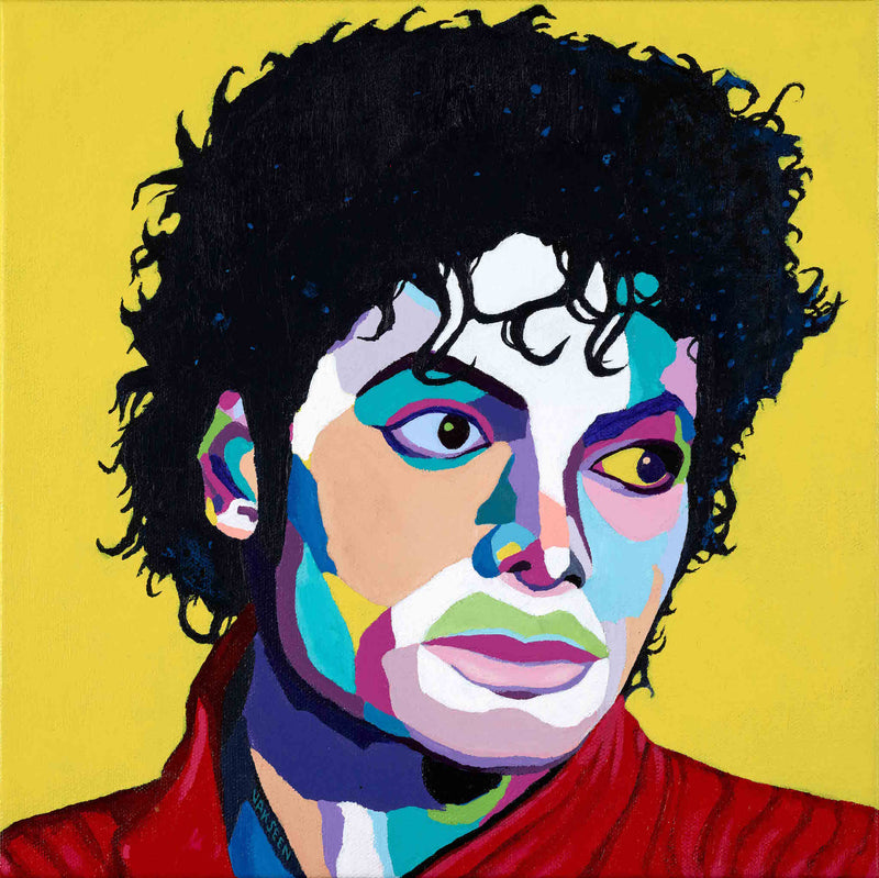 Pop King - Michael Jackson portrait art - Limited Edition Giclee 