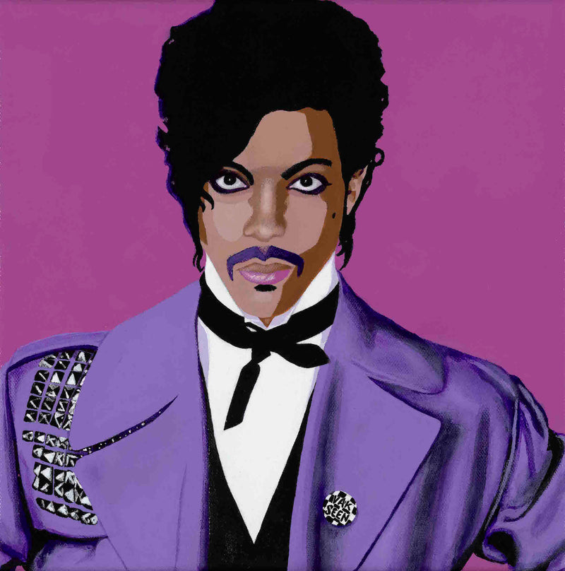 Prince portrait Art - Original Acrylic Painting & Wall Decor - Vakseen Art