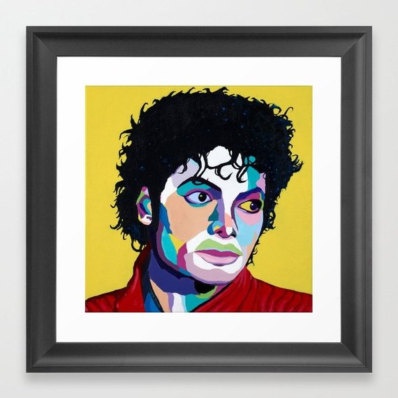 Michael Jackson portrait art - Limited Edition Giclee Print & Wall Decor - Vakseen Art