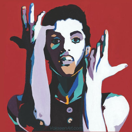 Prince portrait Art - Custom Art Stickers for Laptops & Wall Decor - Vakseen Art